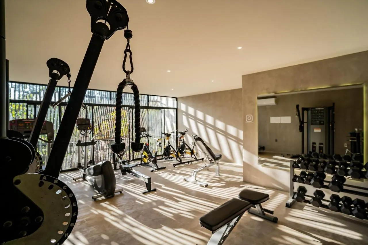 Apartmán Casai - Bohemian Eco-Loft In La Veleta, Tulum - 2 Pools, Gym 0*,